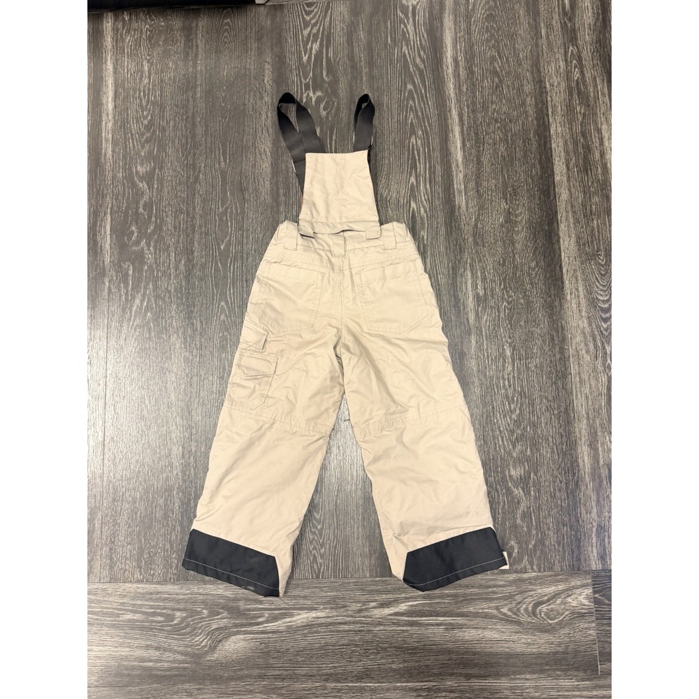 Cherokee Authentic Brand Outerwear Kids Snow Bib Pants Khaki Beige Size S
